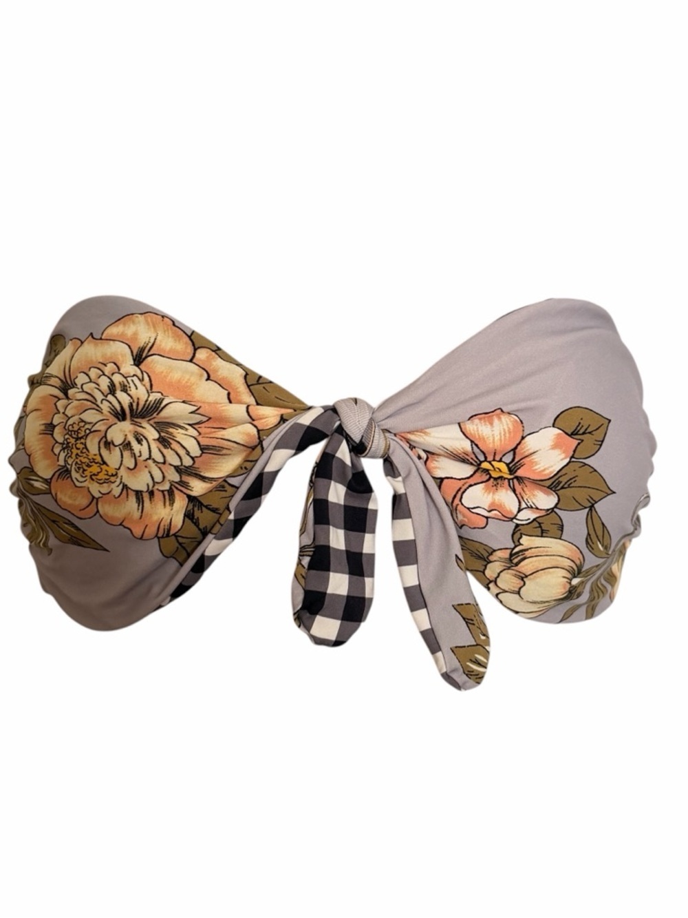 O'Neill Women's Aloha Floral Revo Bandeau Bikini Top Small - Picture 3 of 8